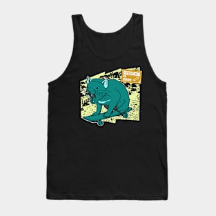 Tasmanian Devil Skateboarding Tank Top